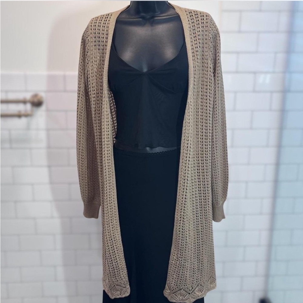 Floor Length Knit Cardigan/Duster
